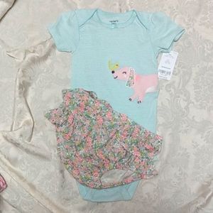 NWT Carter's 2pc Outfit - Girl's 24m